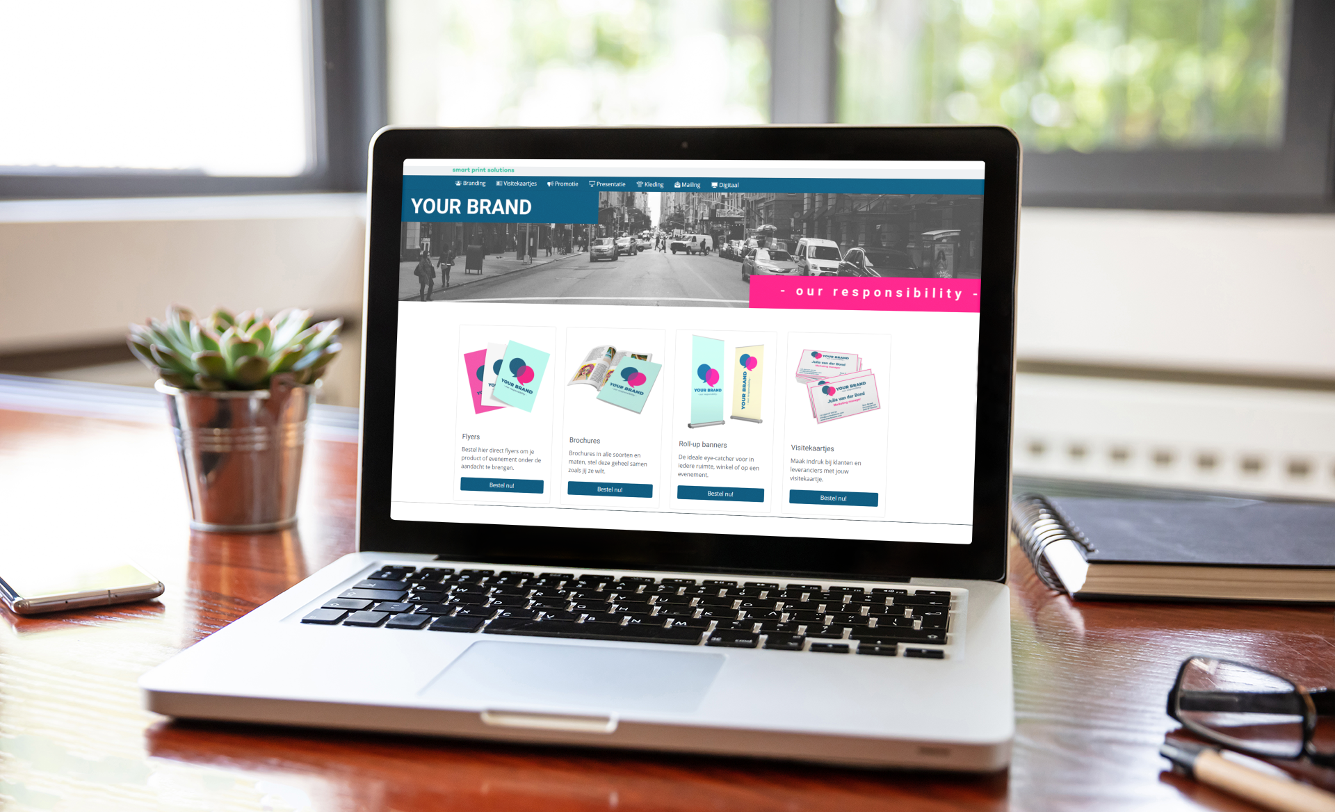 screenshot of Brand Portal